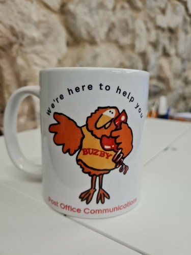 British telecom buzby mug - telecom,