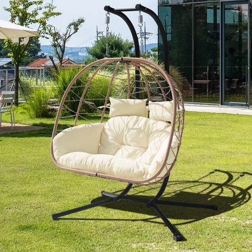 Patio hanging swing person - patio,
