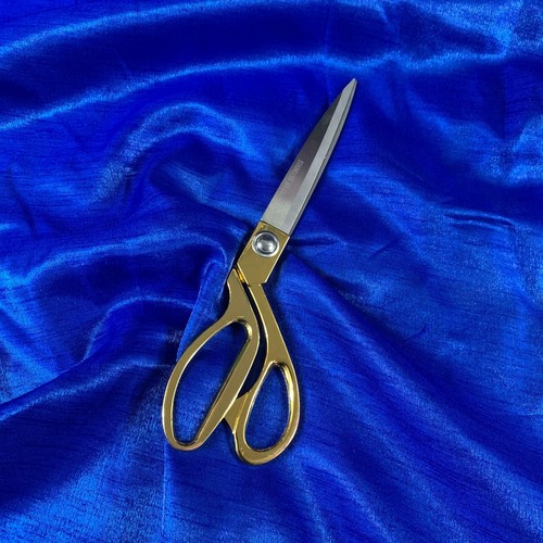 Royal blue faux raw - blue, silk