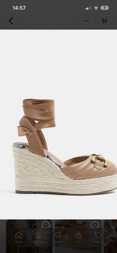 River island espadrille wedge - espadrille,