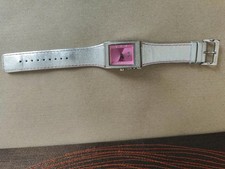  Ladies Dolce & Gabbana(D&G) Crystal Pink And White Women's Wrist Watch .