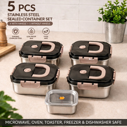 5pcs stainless steel - 5pcs,