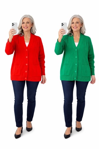Cardigan for women - cardigan, long