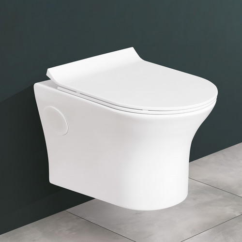 Cute white modern round - white,