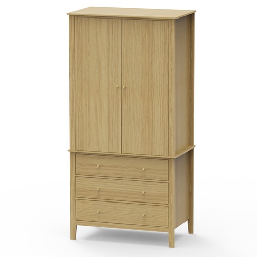 Wardrobe door drawer oak - 3,