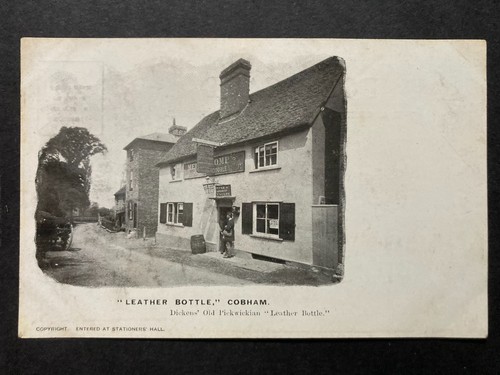 Leather bottle cobham surrey - "leather, bottle"