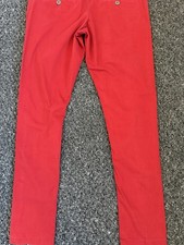 Superdry Red Chino-Style Jeans