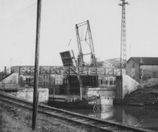Drawbridge Raised Solvay Canal