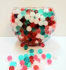 CHRISTMAS MIX WATER BEADS SOIL CRYSTAL BIO GEL BALL PARTY WEDDING VASE FILLER 