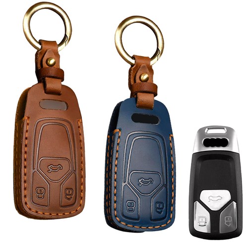 Real leather car remote key - leather,