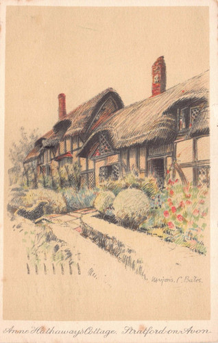 Postcard anne hathaways - postcard,