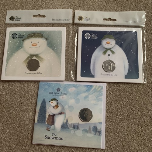 2018 2019 2020 snowman - 2018,, 50p
