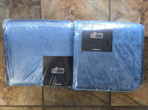 Bath rug blue memory foam - rug,