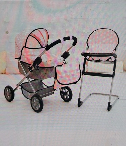 Bayer baby doll pram set - baby, with
