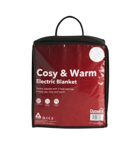 Dunelm cosy warm - warm, electric