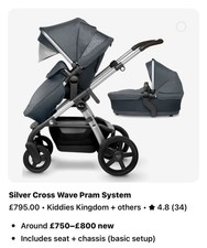 Silver Cross Wave Duo Pram