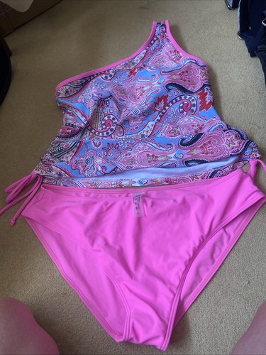Women tankini bottom pink - tankini,