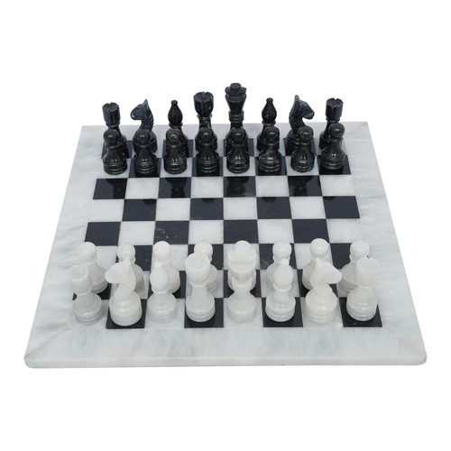 Marble chess set white - marble,