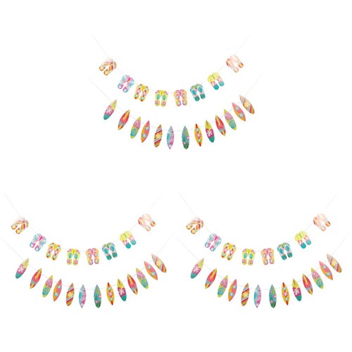 Tropical summer party banner - tropical,