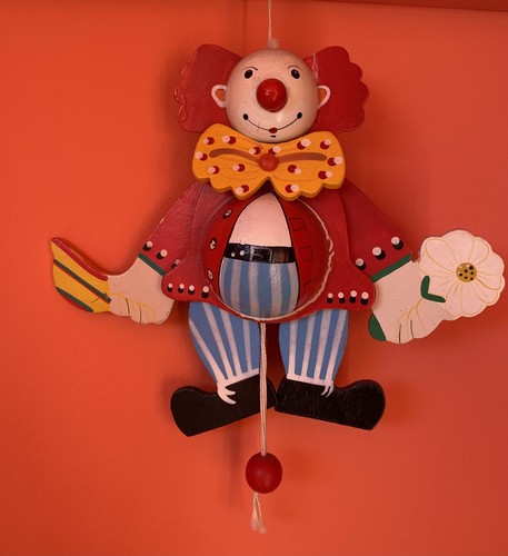 Vintage clown french - clown, handmade