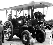 Vintage Photo The Burrell Tractor HO 5993 Farming Equipment Steam Engine