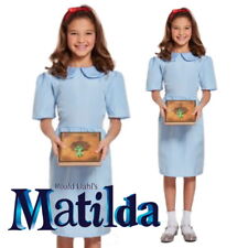 Matilda Fancy Dress Costume Girl Roald Dahl World Book Day To Fit Age 4-12 Years