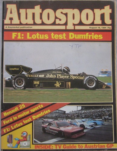 Autosport magazine august - magazine,