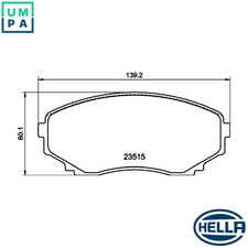 BRAKE PAD SET DISC BRAKE 8DB