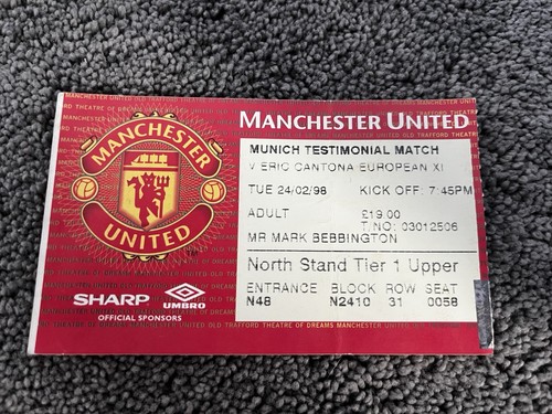 Rare munich testimonial match - rare,