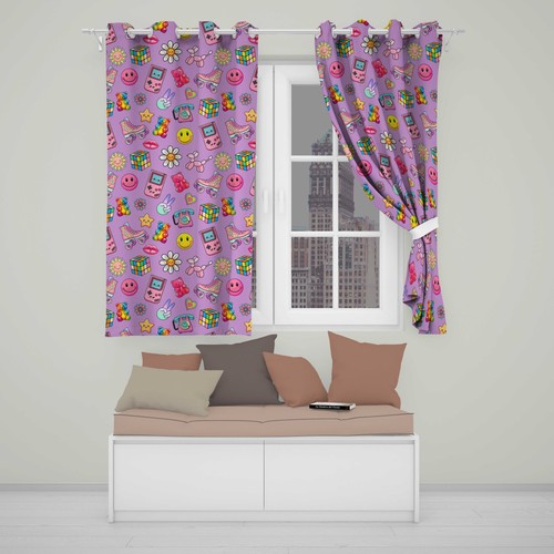 Blackout eyelet curtains - blackout,