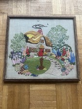Vintage Framed Embroidery