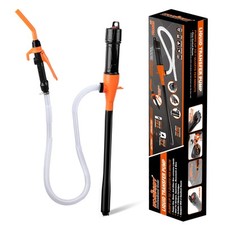 Electric Liquid Fuel Syphon Pump Automatic Transfer Gas Oil Water Battery Supply