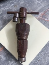 Stunning Vintage Heavy Duty Vintage Steel Tap Seating / Reseater Tool & Cutters