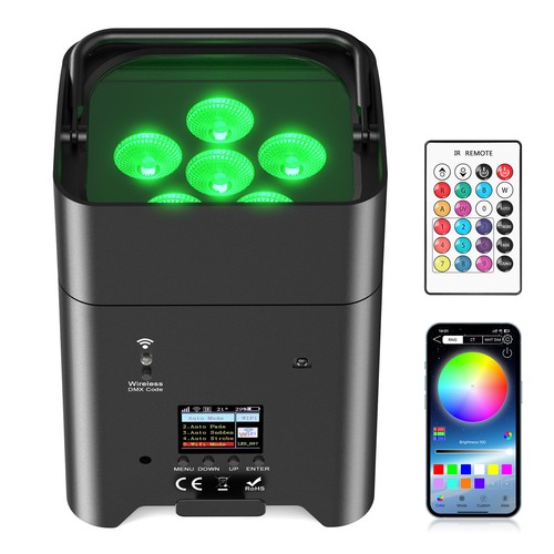 6x18w wireless stage - 6x18w, can