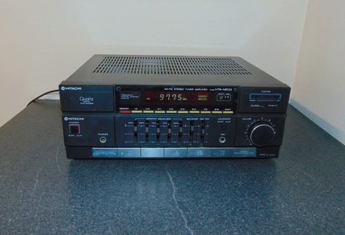 Vintage black 1980s hitachi - 1980s,
