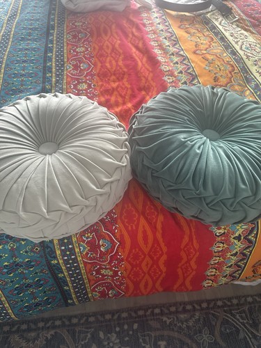 Velour round decorative - velour,