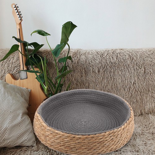 Dog baskets rattan pet - baskets,