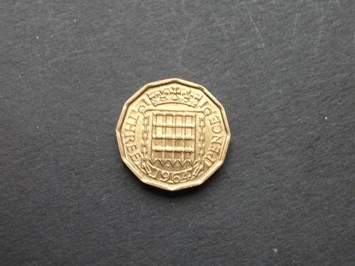 Coins threepence 1964 - coins,