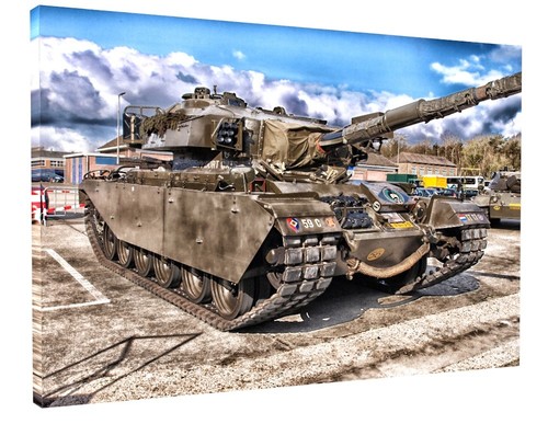 Military tank canvas picture - military,