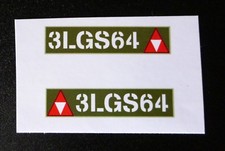 Matchbox Lesney Stickers 61b Alvis Stalwart for the Rarer Olive Military Model 1