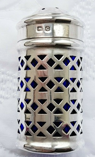 Silver cutwork pepperette - cutwork,