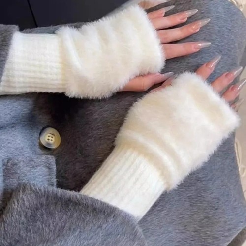 Thermal fingerless gloves - fingerless,