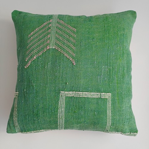 Moroccan cactus silk - silk, cushion