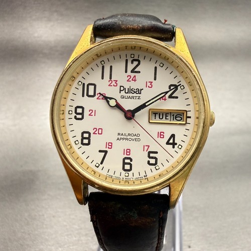 Pulsar railroad approved watch - railroad,