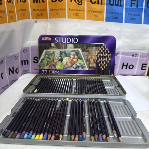 Derwent studio pencils tin - derwent,