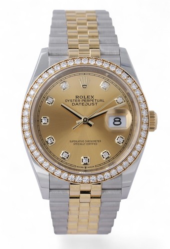 2022 rolex datejust 36mm gold - rolex,