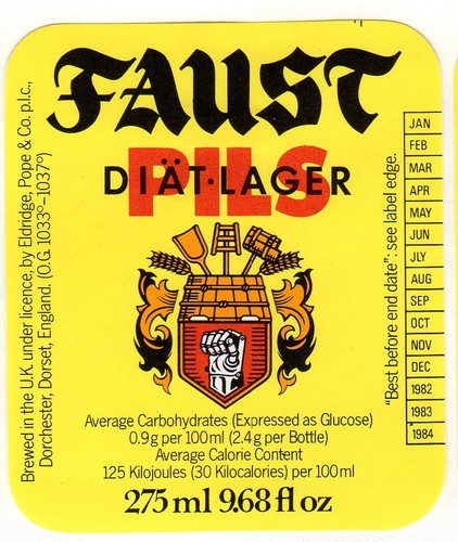 Beer label eldridge pope - beer,
