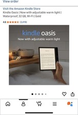 Amazon kindle oasis 10th - kindle,