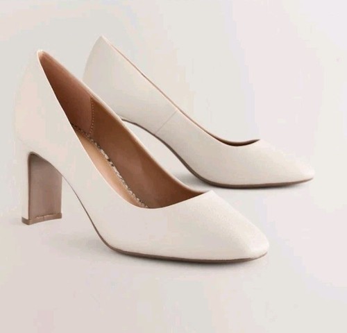 Bone shoe cream 5 heel - bone, uk