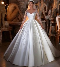 Satin Princess Wedding Dresses